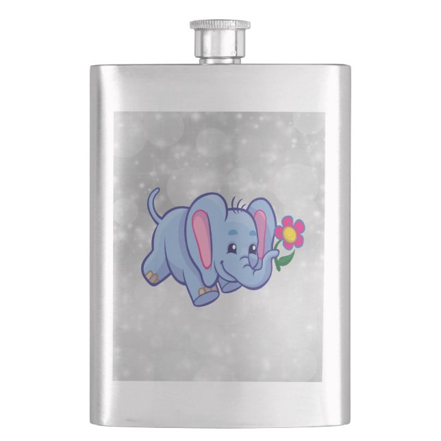 Cantil Elefante de desenho animado fofo (Frente)