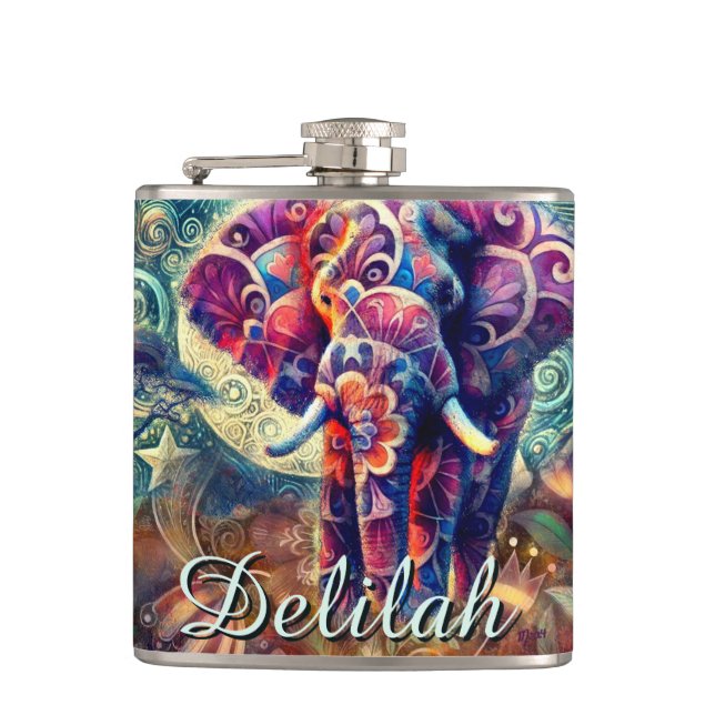 Cantil Elefante Whimsso - Estrelas Noturnas Lua Personali (Frente)