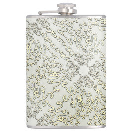 Cantil Elegant Scribble Pattern in Gold & Silver