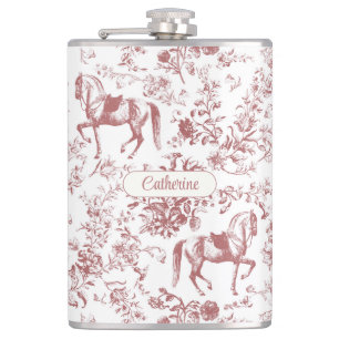 Cantil Elegante cor-de-rosa, Toile Floral Equestre