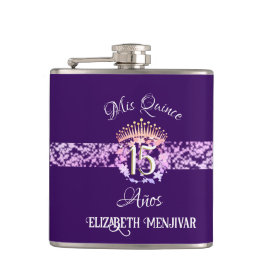 Cantil Elegante Purple Quinceañera Espanha