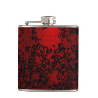 elegante vibrante na moda floral vermelho ruby