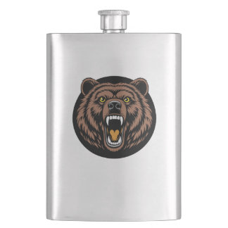 Cantil Emblema do Poder do Urso Rugindo