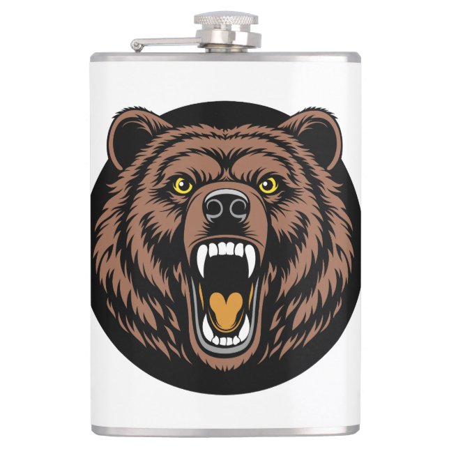 Cantil Emblema do Urso Rugidor Poderoso (Frente)