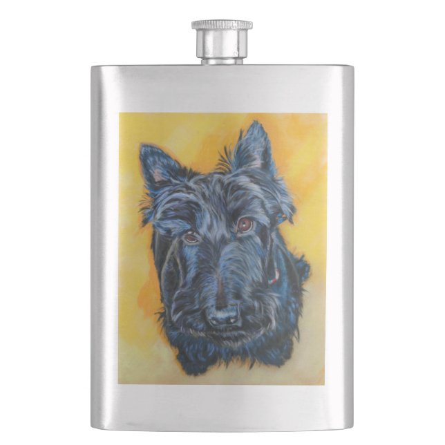 Cantil "Emily" na arte azul do Scottie (Frente)