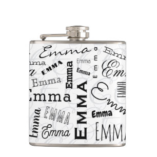 Cantil Emma Custom Name Black White