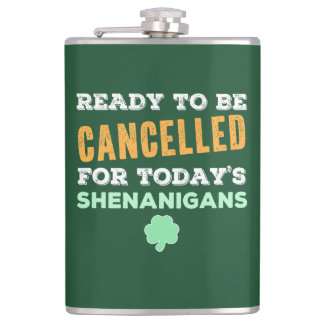 Cantil Engraçado Bebendo Irlandês Shenanigans Cancelou Co