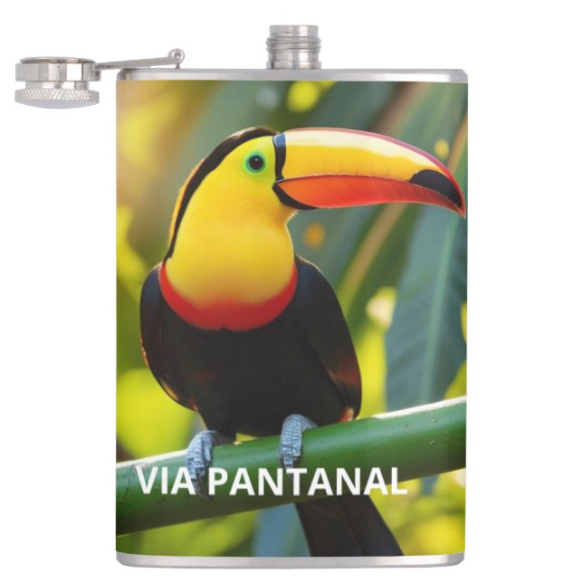 Cantil envelopado em Vinil, 8 oz. Tucano (Aberto)