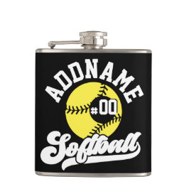 Cantil Equipe Retroativa de NOME ADD do Jogador de Softba