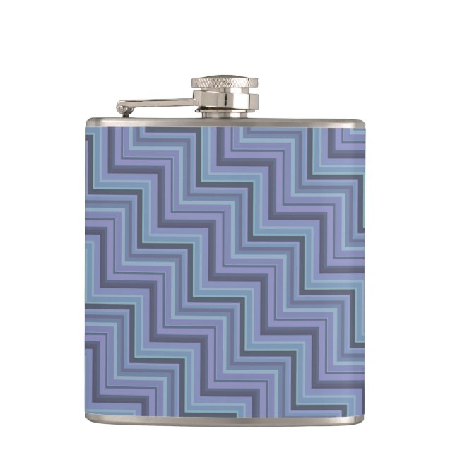 Cantil Escada de stripes de cinza azul (Frente)