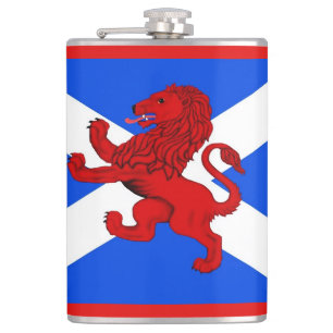 Cantil Escócia Leão Rampante escocês, bandeira de São And