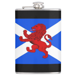 Cantil Escócia Leão Rampante escocês, bandeira de São And