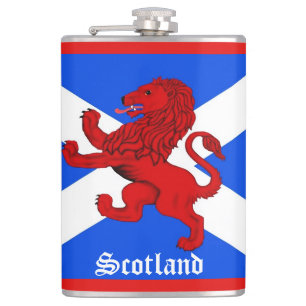 Cantil Escócia Leão Rampante escocês, bandeira de São And