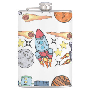 Cantil Espaço Exterior: Portas Vintage Desenhadas À Mão