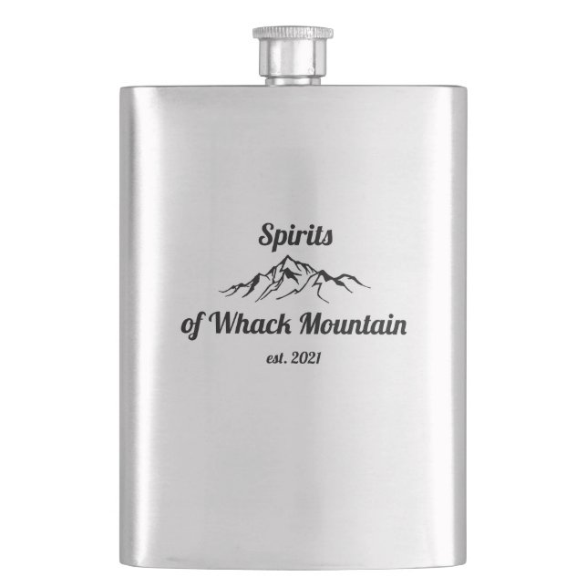 Cantil Espíritos do Whack Mountain Flask (Frente)