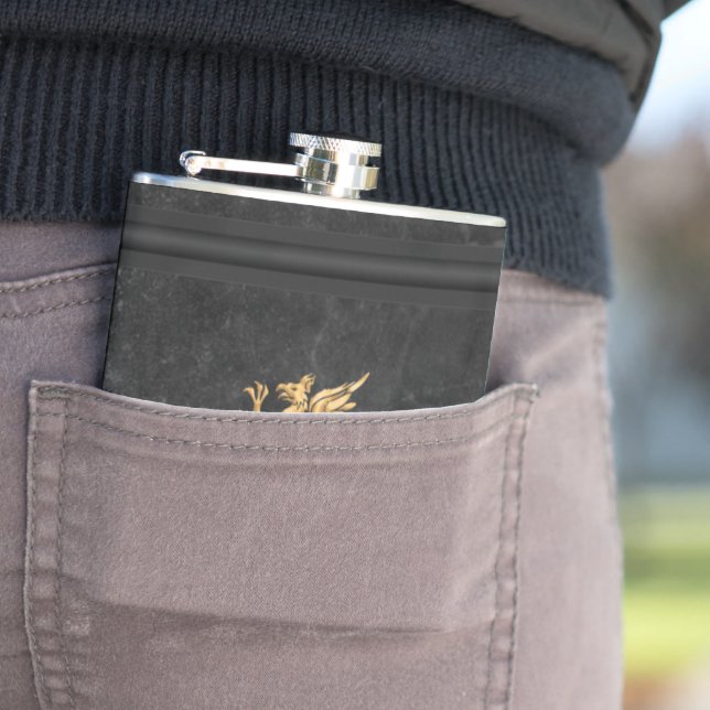 Cantil Espíritos e Bebidas - Preto e Dourado (In Situ)