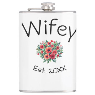 Cantil Esposa floral vermelha este Ano futura esposa dia