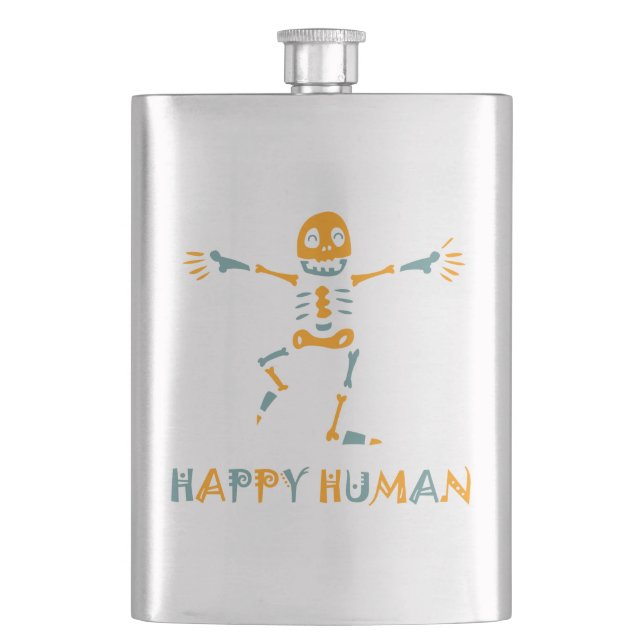 Cantil Esqueleto humano feliz (Frente)
