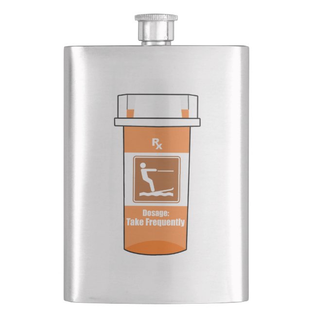 Cantil Esqui Água É A Minha Droga (Frente)