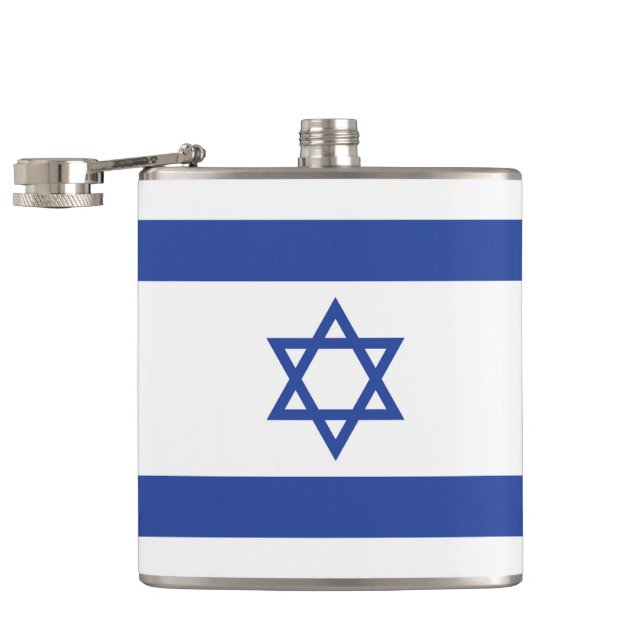 Cantil Estado de Israel Bandeira, Estrela do Judaísmo Dav (Aberto)