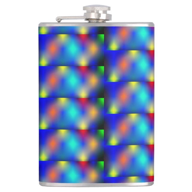 Cantil Estampa colorida, 'escama quadrada'. (Frente)