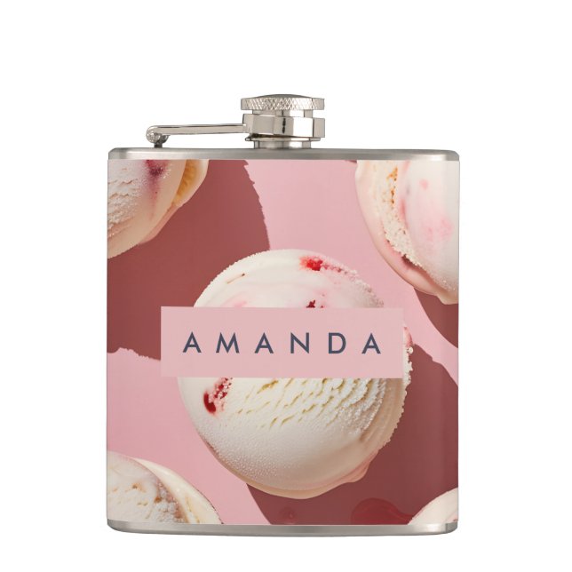 Cantil Estética Personalizada de Redemoinho de Creme de M (Frente)