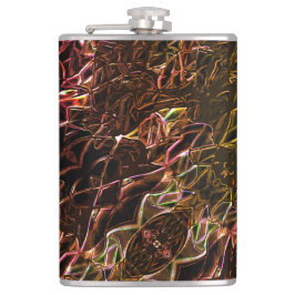 Cantil Estilo de espelhamento néon castanho claro com lin