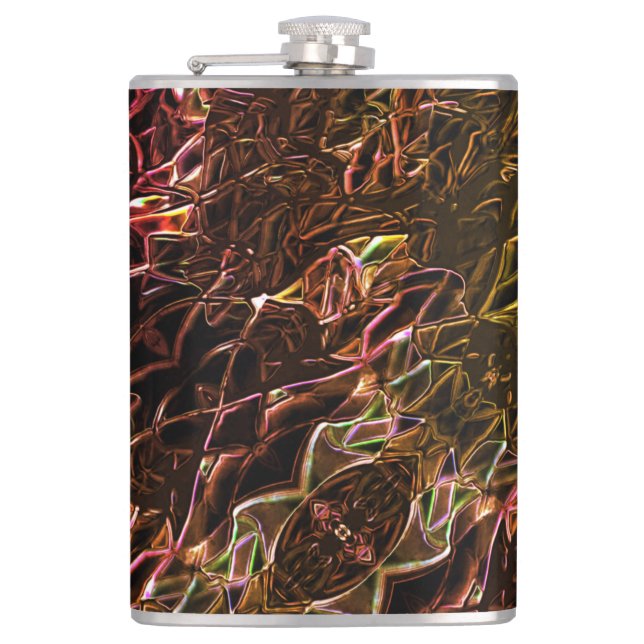 Cantil Estilo de espelhamento néon castanho claro com lin (Frente)