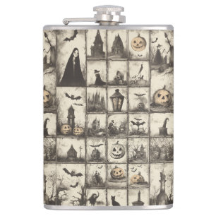 Cantil Estilo de Vintage Padrão de Halloween com cor de s