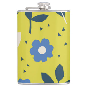 Cantil Estilo escandinavo, padrão floral uniforme.