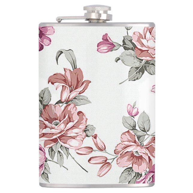 Cantil Estilo Vintage  Flores Femininas Despojadas (Frente)