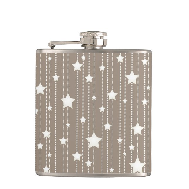 Cantil Estrelas de natal brancas (Frente)