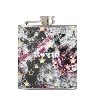 Cantil estrelas Douradas grunge abstrato na moda moderno