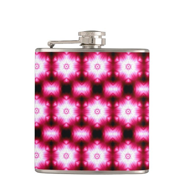 Cantil estrelas vermelhas no frasco preto (Frente)