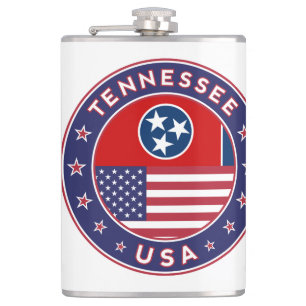 Cantil Etiqueta do Tennessee, capa de telefone, saco de t