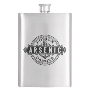 Cantil Etiqueta do veneno do estilo do vintage do