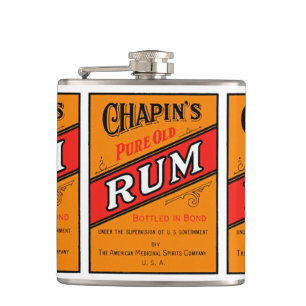 Cantil Etiqueta Rum Antigo Puro De Capas