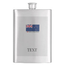 Eu Amo NZ Classic Flask