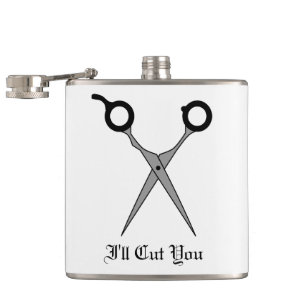 Cantil Eu cortá-lo-ei (as tesouras do corte do cabelo