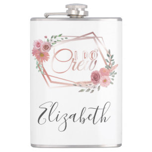 Cantil Eu Faço Equipe Rosa Floral Bege Flores Verdejante