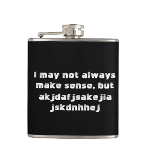 Cantil 'Eu posso nem sempre fazer sentido'