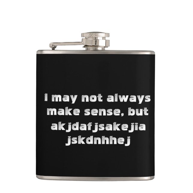 Cantil 'Eu posso nem sempre fazer sentido' (Frente)