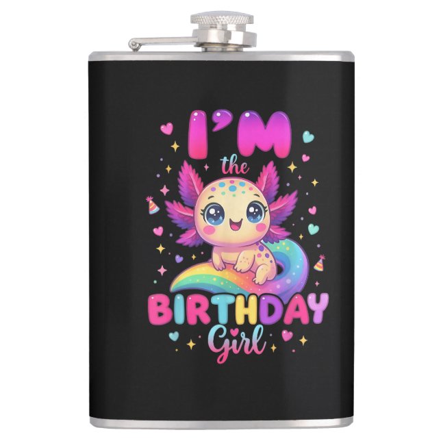 Cantil Eu Sou a Axolote Menina de Aniversário (Frente)