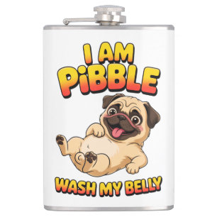 Cantil Eu Sou Pibble Lave Minha Barriga
