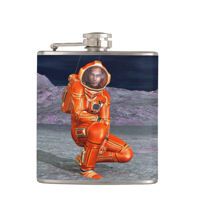 Cantil Explorador de Marte Astronauta Planeta Alien Arte  (Frente)