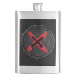 Cantil Expressão Vermelha Grunge