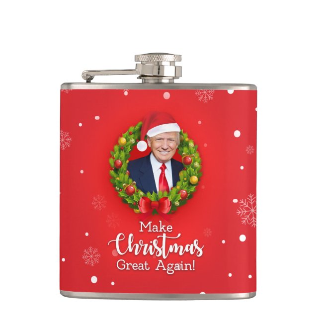 Cantil Faça o Excelente de Natal de novo Trump MAGA prese (Frente)