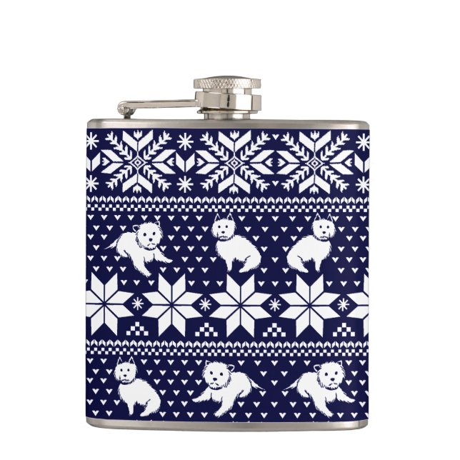 Cantil Fair Isle Westies Flask (Frente)