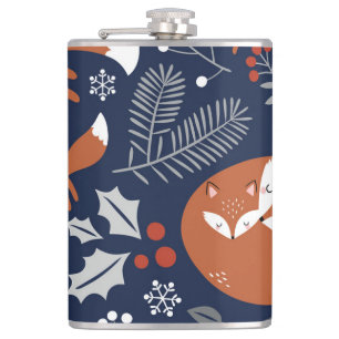 Cantil Família Fox: padrão contínuo de vintage.