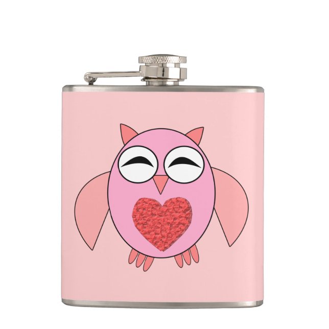 Cantil Farinha de Coração de Amor Rosa (Frente)